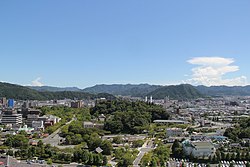 The cityscape of Yamaguchi 20130821